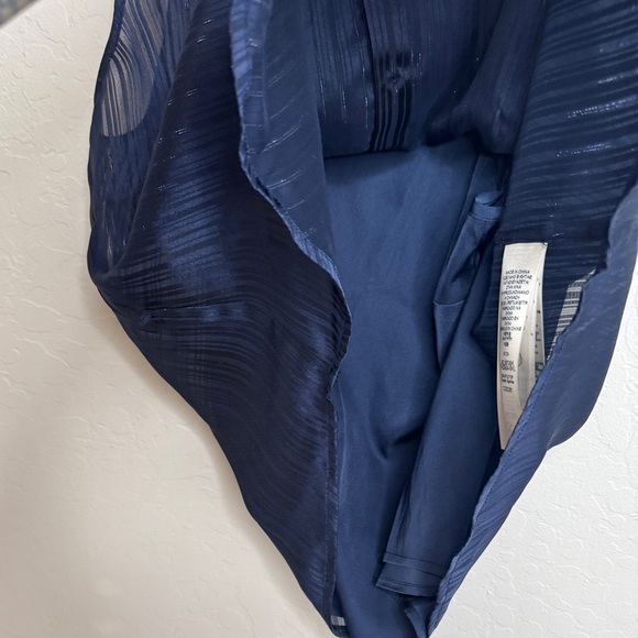 7 FOR ALL MANKIND Sparkle Ruffled Sleeveless Top Size M - Picture 5 of 13